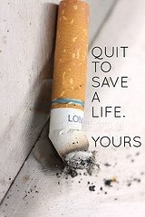 quit smoking poster